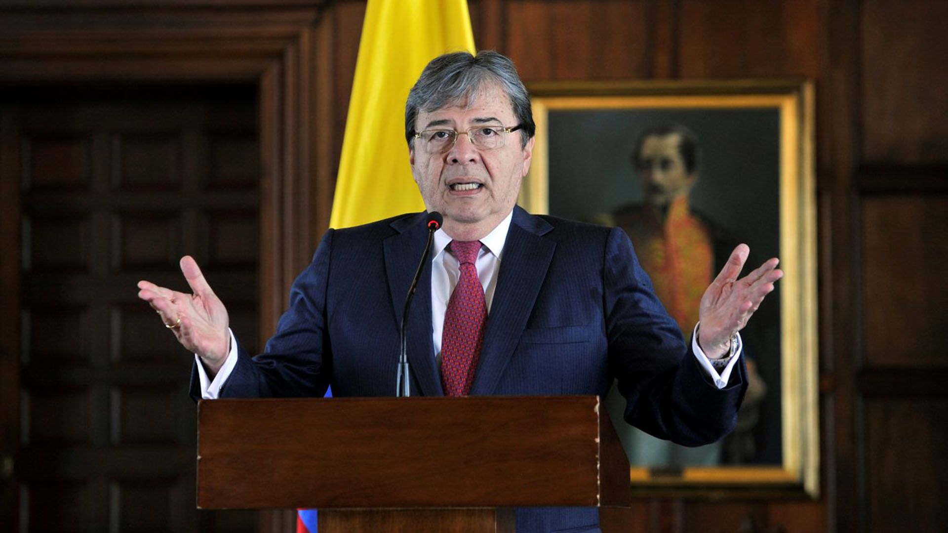 Colombia busca el fortalecimiento del apoyo internacional al presidente interino Guaidó