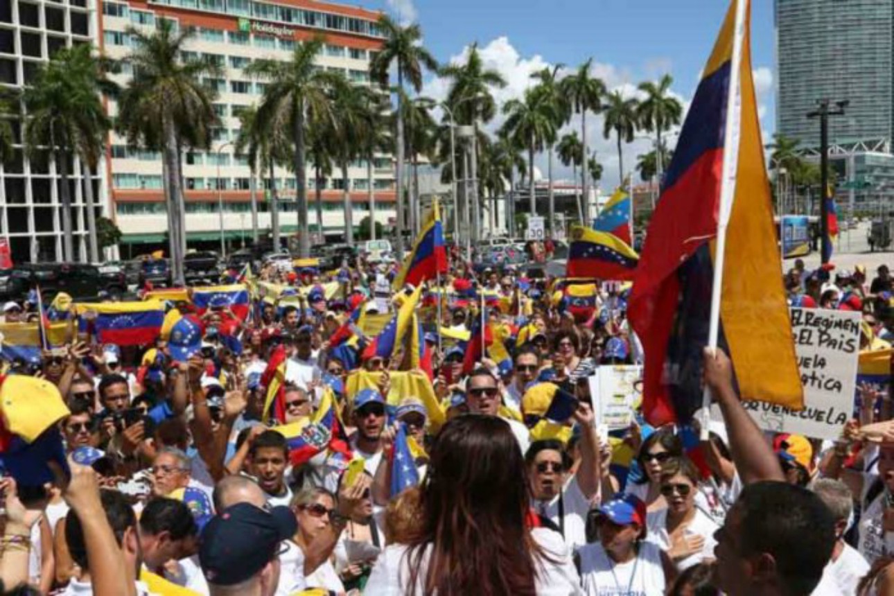 Venezolanos en Miami rechazan el doble discurso de EEUU sobre el TPS