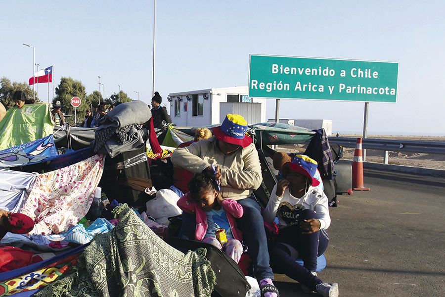 Venezolanos sin trámite de visa no se les concederá salvoconductos para reingreso a Chile
