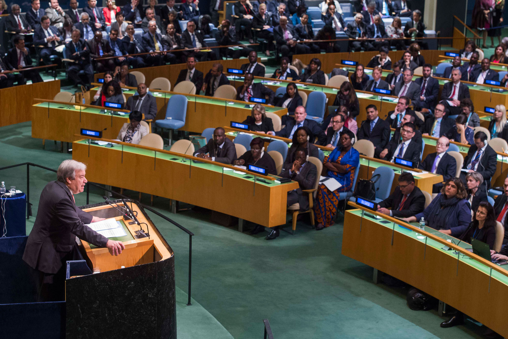 Guterres da inicio a la Asamblea General de la ONU haciendo referencia a Venezuela y a Medio Oriente