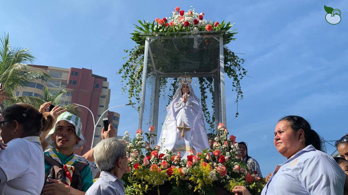 Guaidó pidió a la Virgen del Valle por el cambio en Venezuela