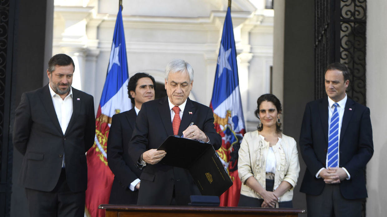 Piñera busca frenar protestas en Chile con un nuevo paquete de leyes