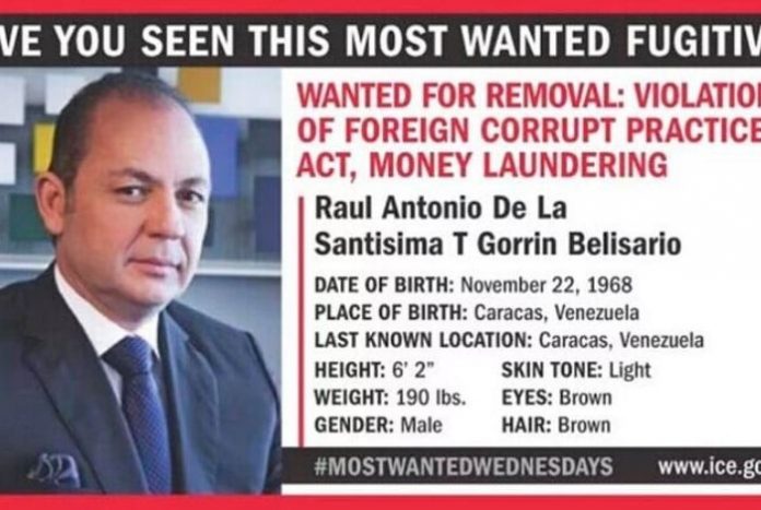 Estados Unidos incluyó a Raúl Gorrín en su lista de los más buscados