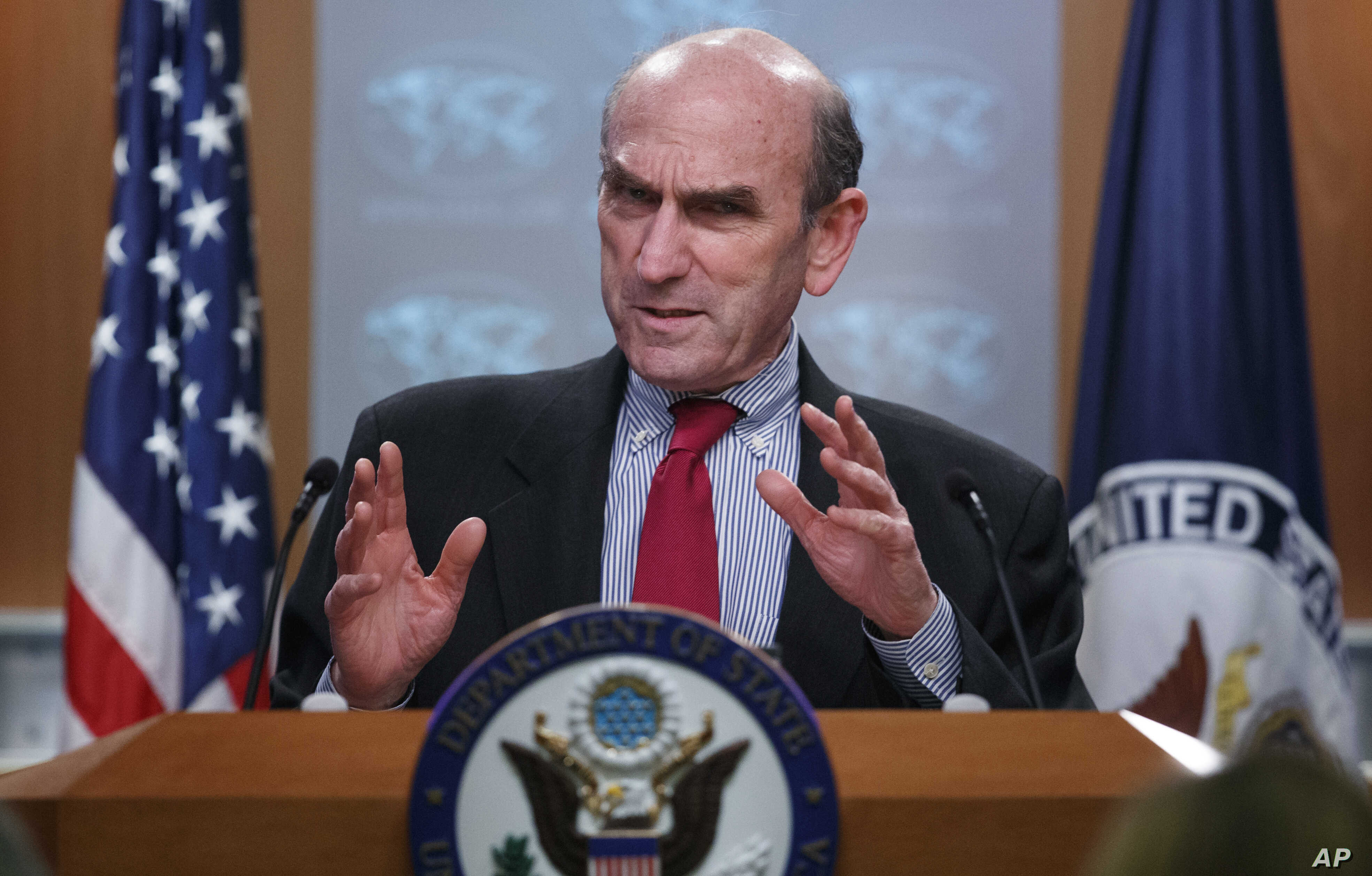 Elliott Abrams ejercerá la presión estadounidense contra Irán y Venezuela
