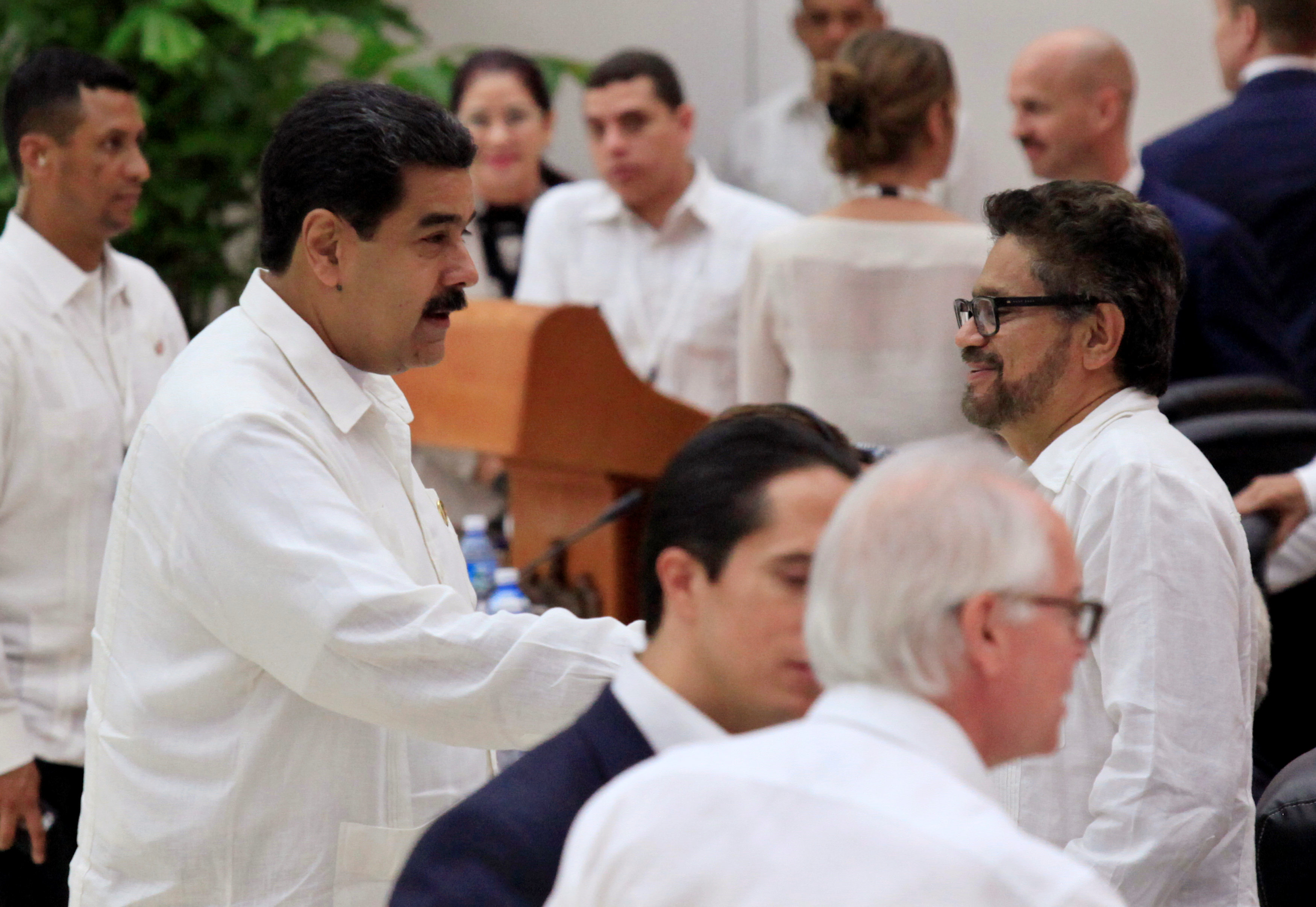 Maduro, el presidente de las Farc