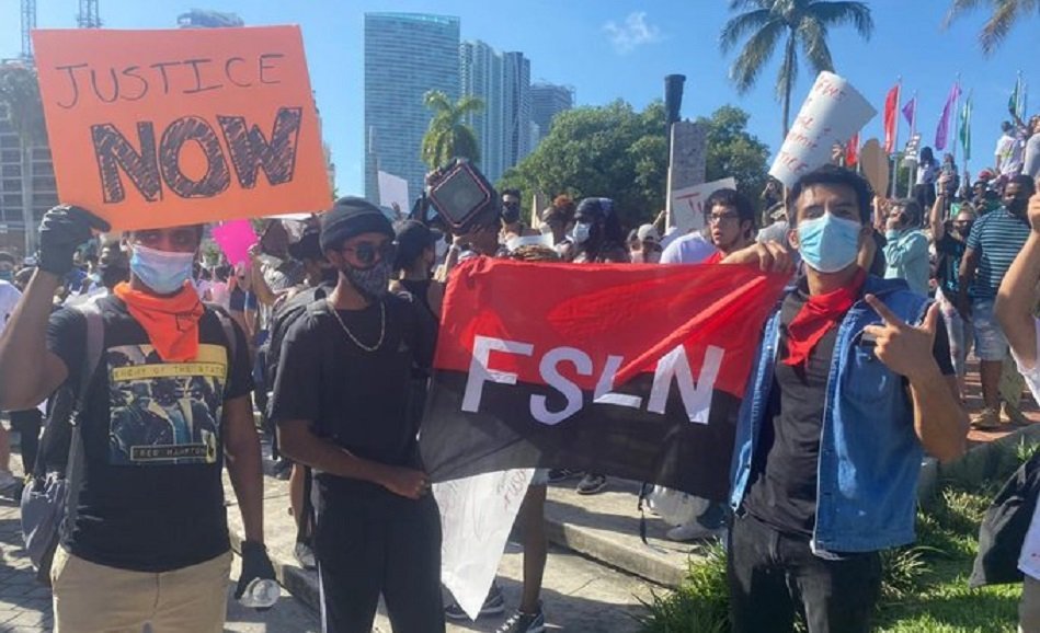 Sandinistas han matado 500 manifestantes desde 2018, pero protestan en Miami contra la violencia policial