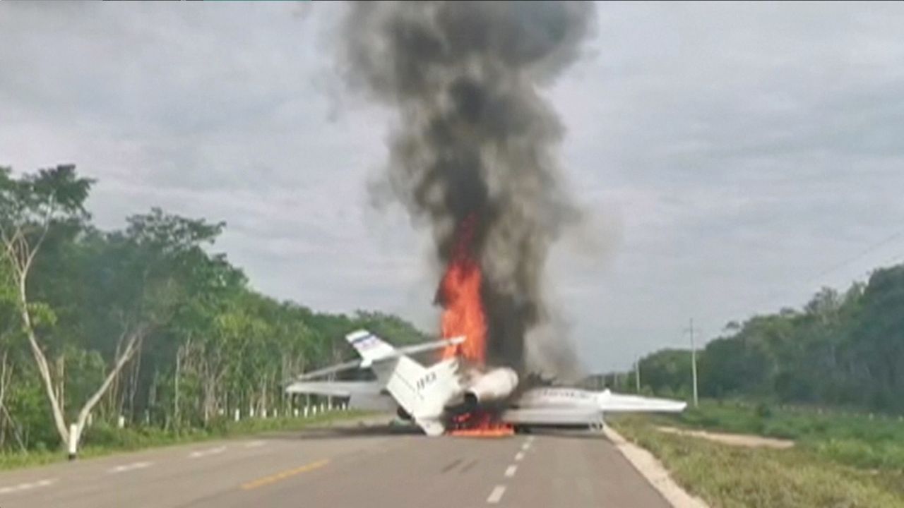 Confirmado: Avioneta incendiada en México salió de Maracaibo con casi 400 kilos de cocaína