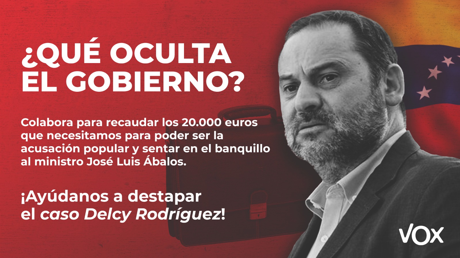 En tiempo récord Vox recaudó 20 mil euros  solicitados por la justicia española para activar el Delcygate