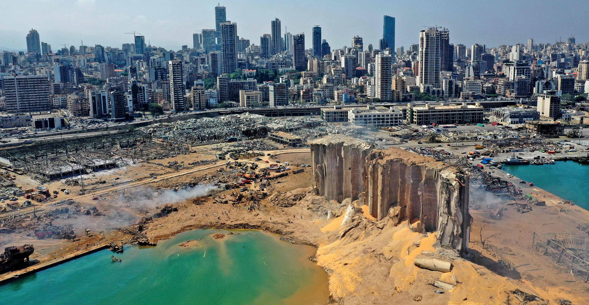 Sustancia química usada en actos terroristas fue el causante de la mega explosión en Beirut
