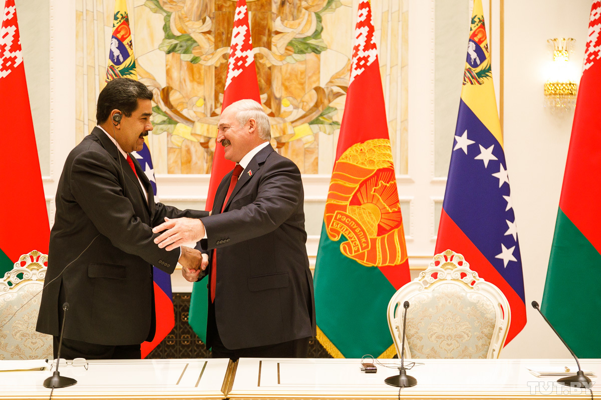 Maduro defiende a Lukashenko en la ONU