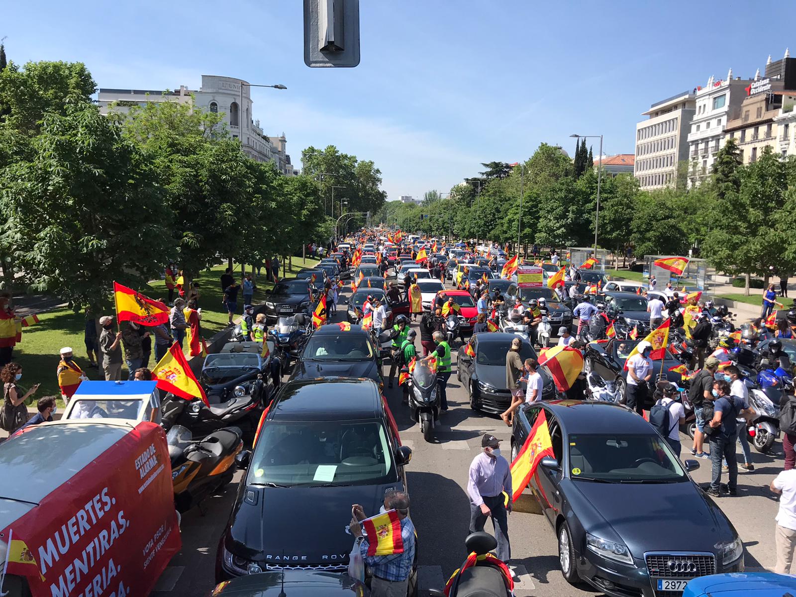 Gran movilización en Madrid reta al chavismo español