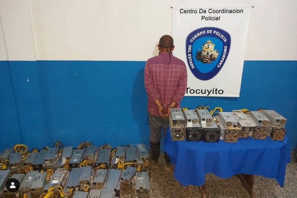 Perseguir mineros de Bitcoin es prioridad para la policía chavista