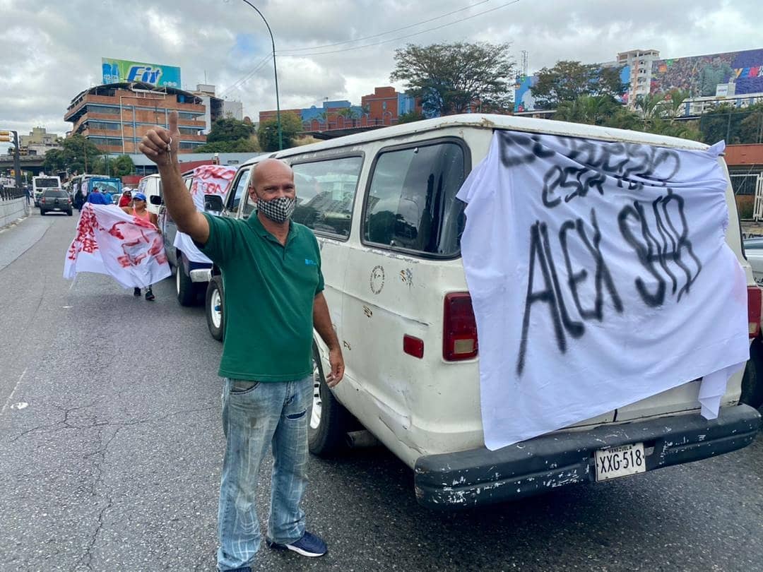 ¿Quiénes eran los que estaban en la extraña marcha por Alex Saab en Caracas?