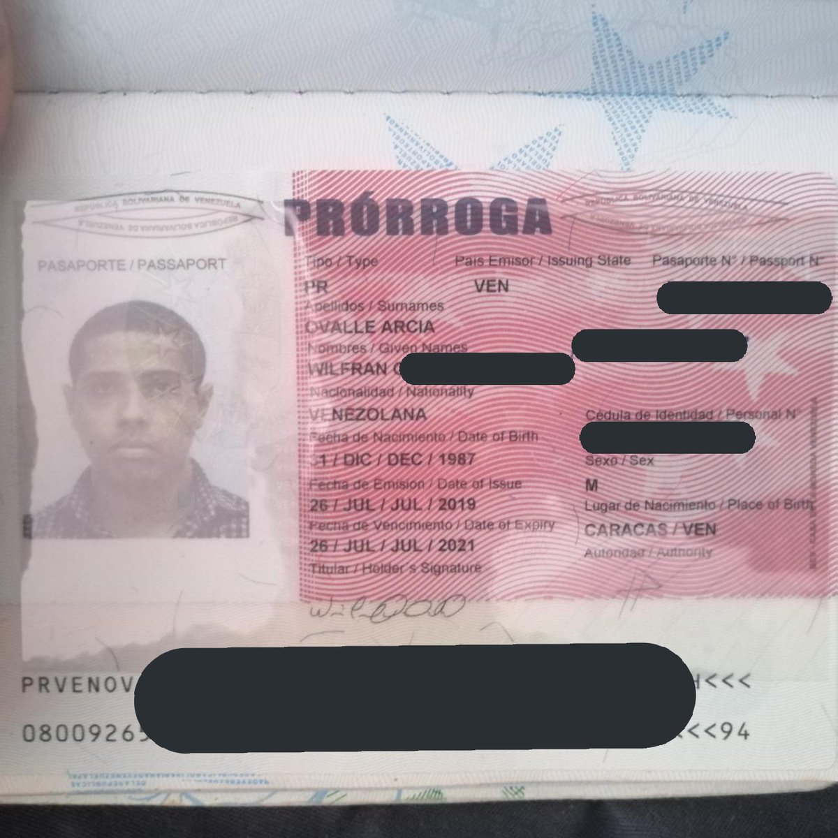 En Venezuela el pasaporte ya no será prorrogable