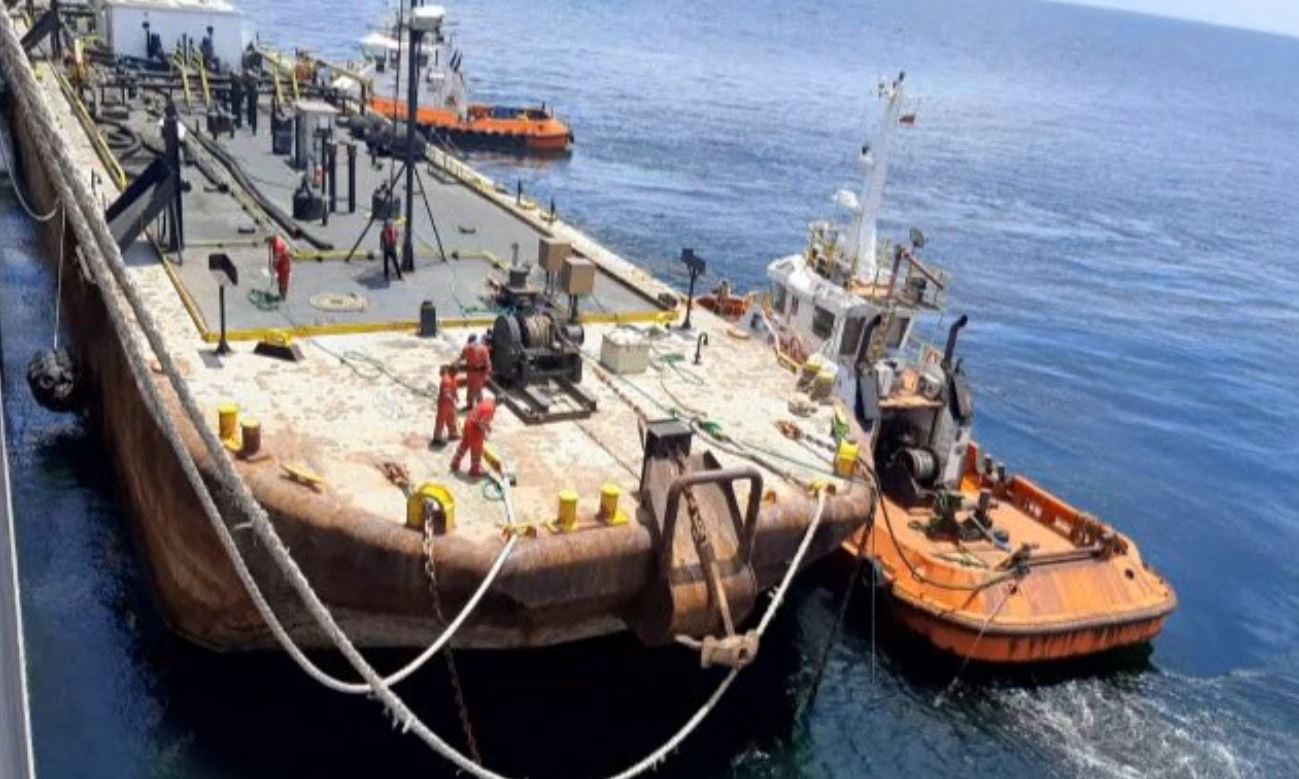 Finalmente PDVSA completa descarga del crudo que peligraba dentro del carguero Nabarima