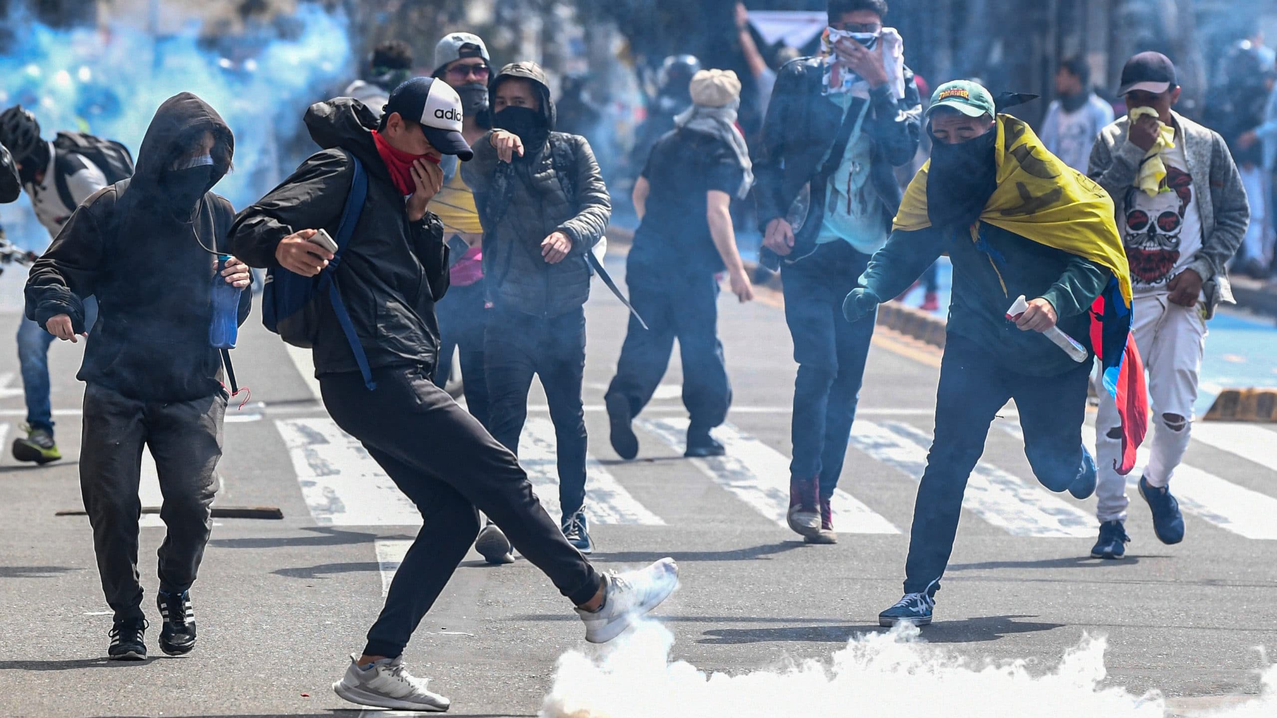 Inteligencia colombiana detecta fuerte presencia de venezolanos en protestas violentas