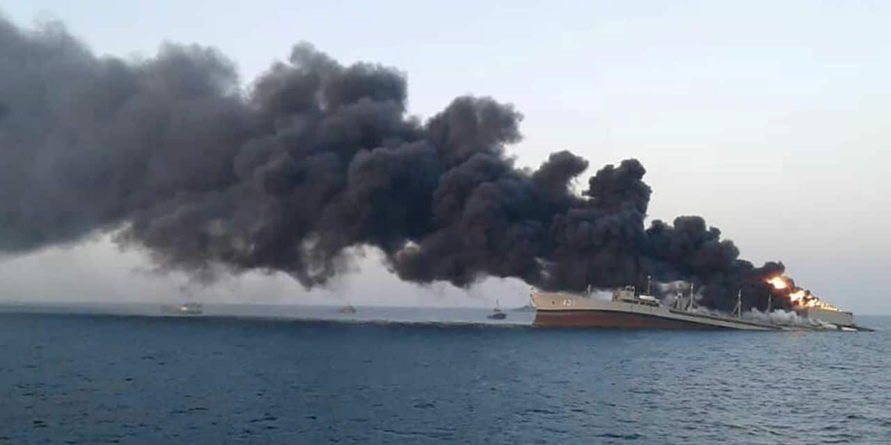 #VIDEOS Incendios acaban con un buque militar iraní y una refinería cerca de Teherán