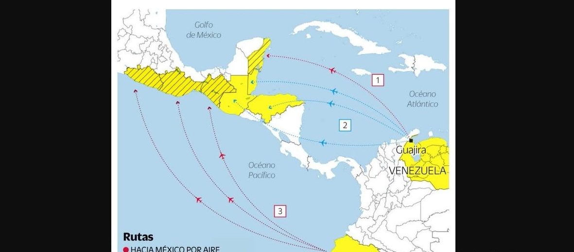 Marina mexicana identifica dos narcorrutas provenientes de Venezuela