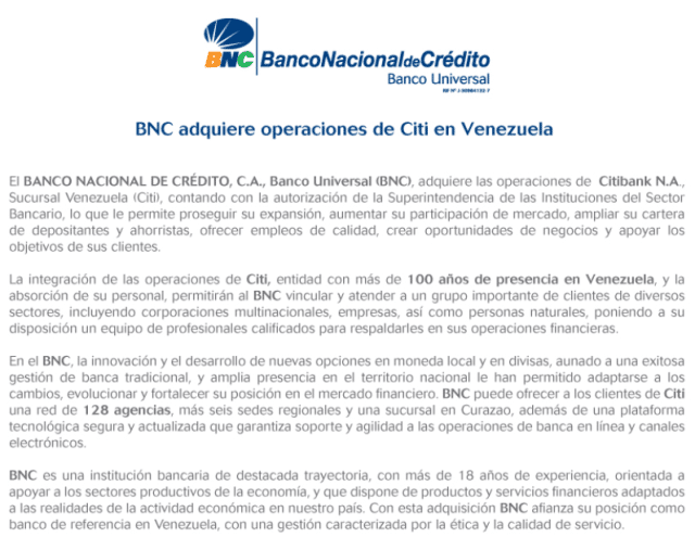 citigroup-vendera-sus-unidades-y-abandona-venezuela