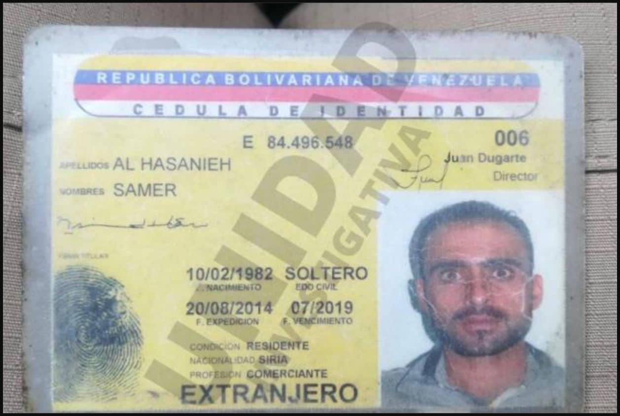 Capturan a sirio con cédula venezolana espiando en Colombia