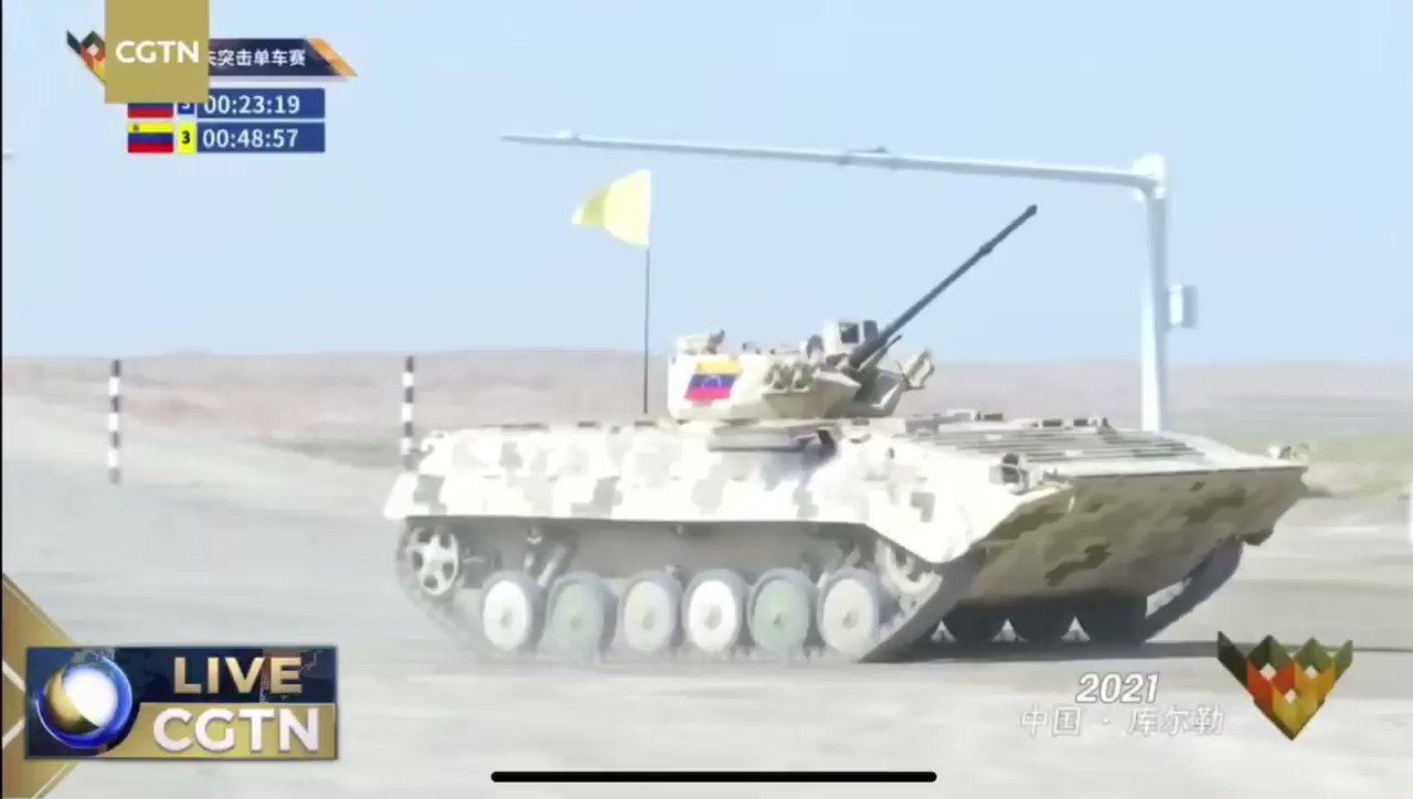 #VIDEO Tanques venezolanos hacen un vergonzoso papel en un juego de guerra internacional