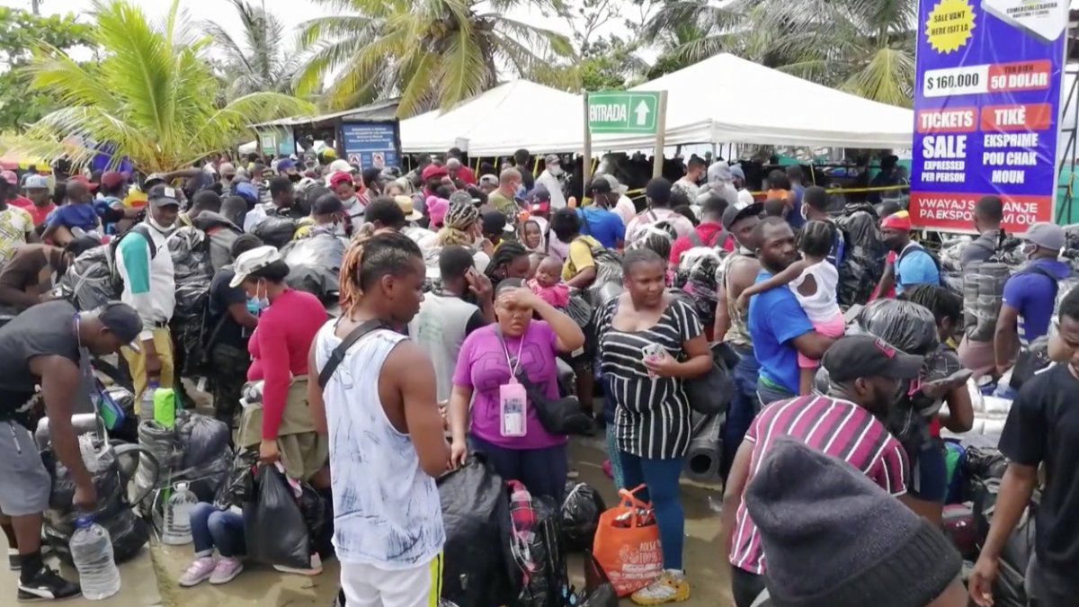 La crisis migratoria llega a la frontera entre Colombia y Panamá