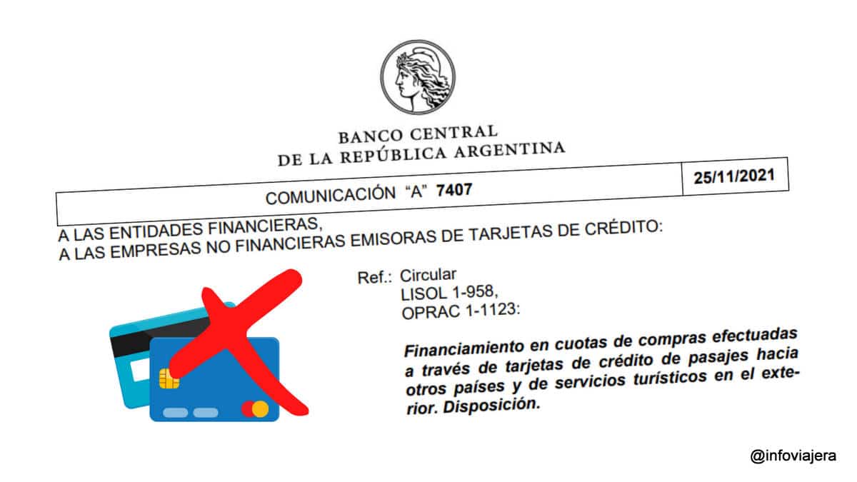 Nueva prohibición de financiamiento de pasajes aéreos aísla más a Argentina