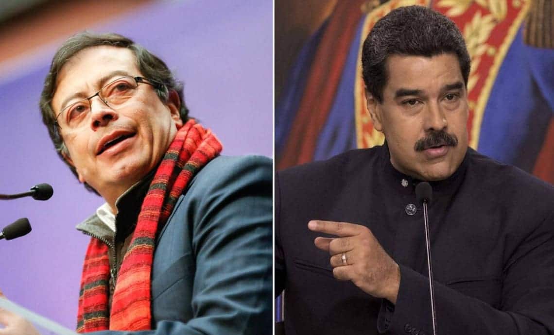 Como una «farsa» califican el supuesto enfrentamiento entre Petro y Maduro