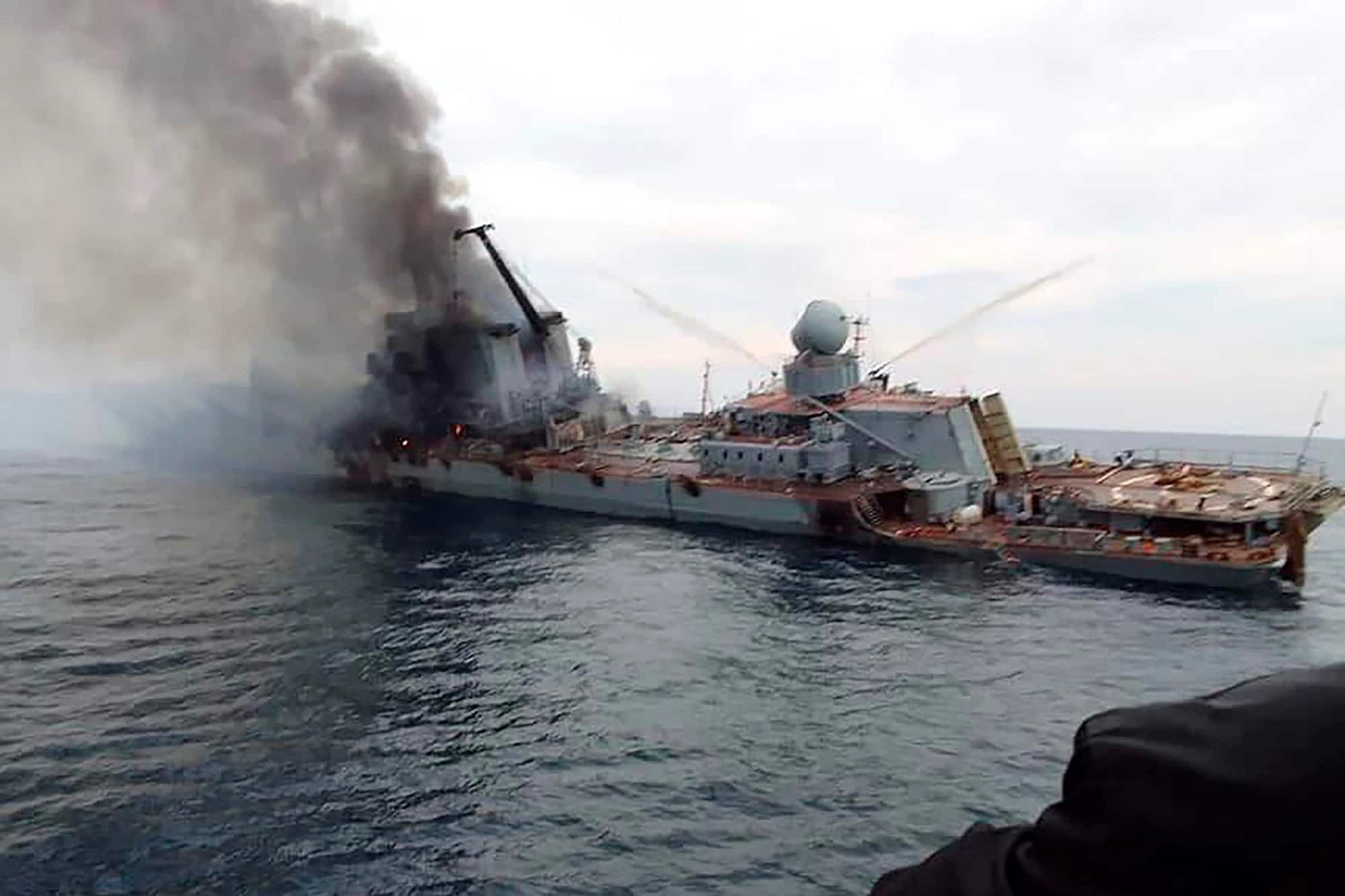 Rusia esconde los muertos del crucero Moskva hundido por los ucranianos