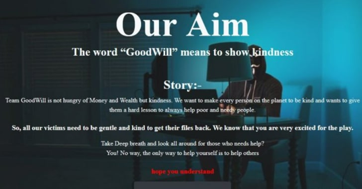 ‘GoodWill’, el nuevo ciberataque que obliga a las víctimas a donar dinero a los pobres