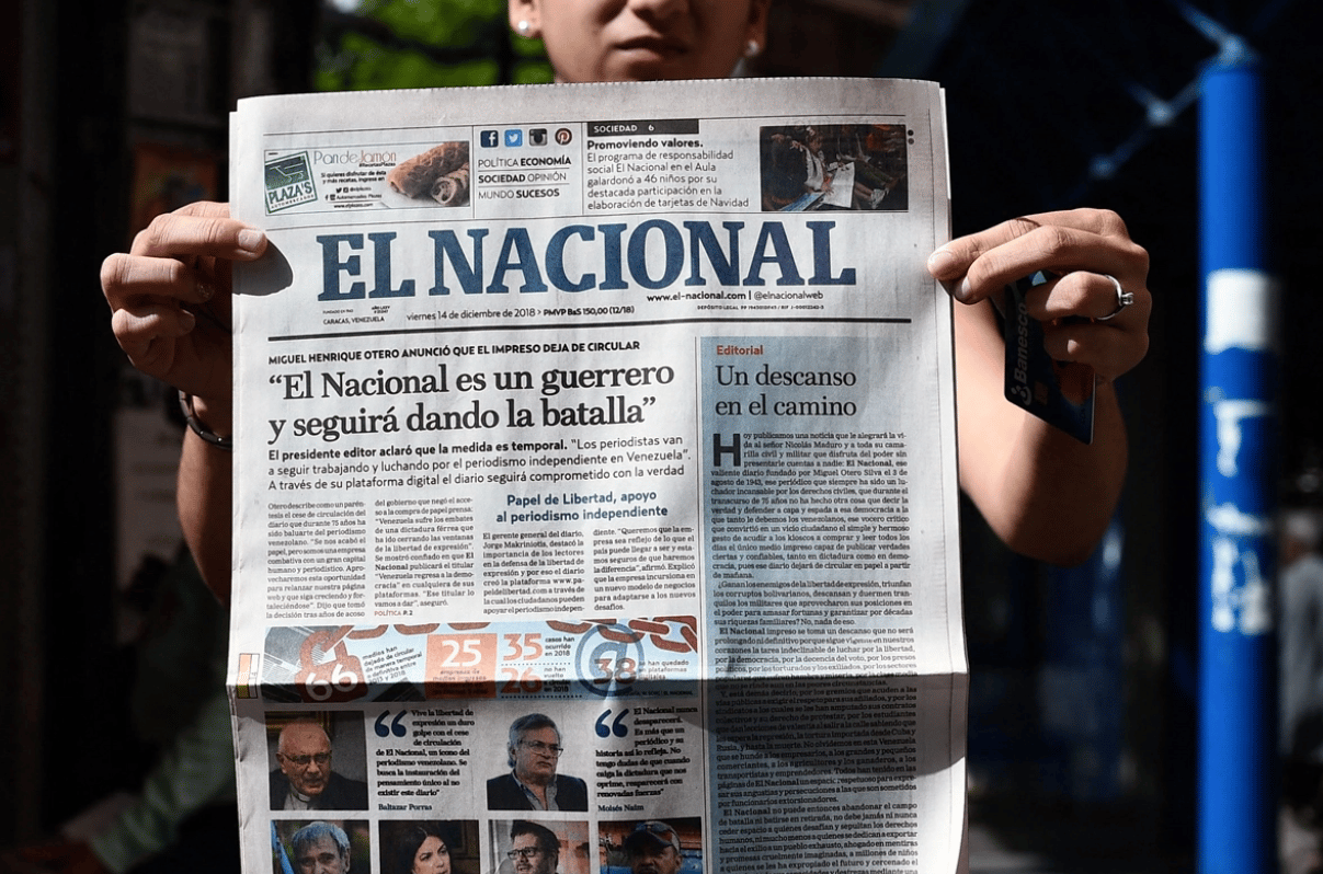 El Nacional se resiste a morir ante la soga de Maduro