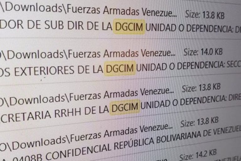 Hackers filtran más de 5 mil archivos secretos del Ministerio de Defensa de Maduro