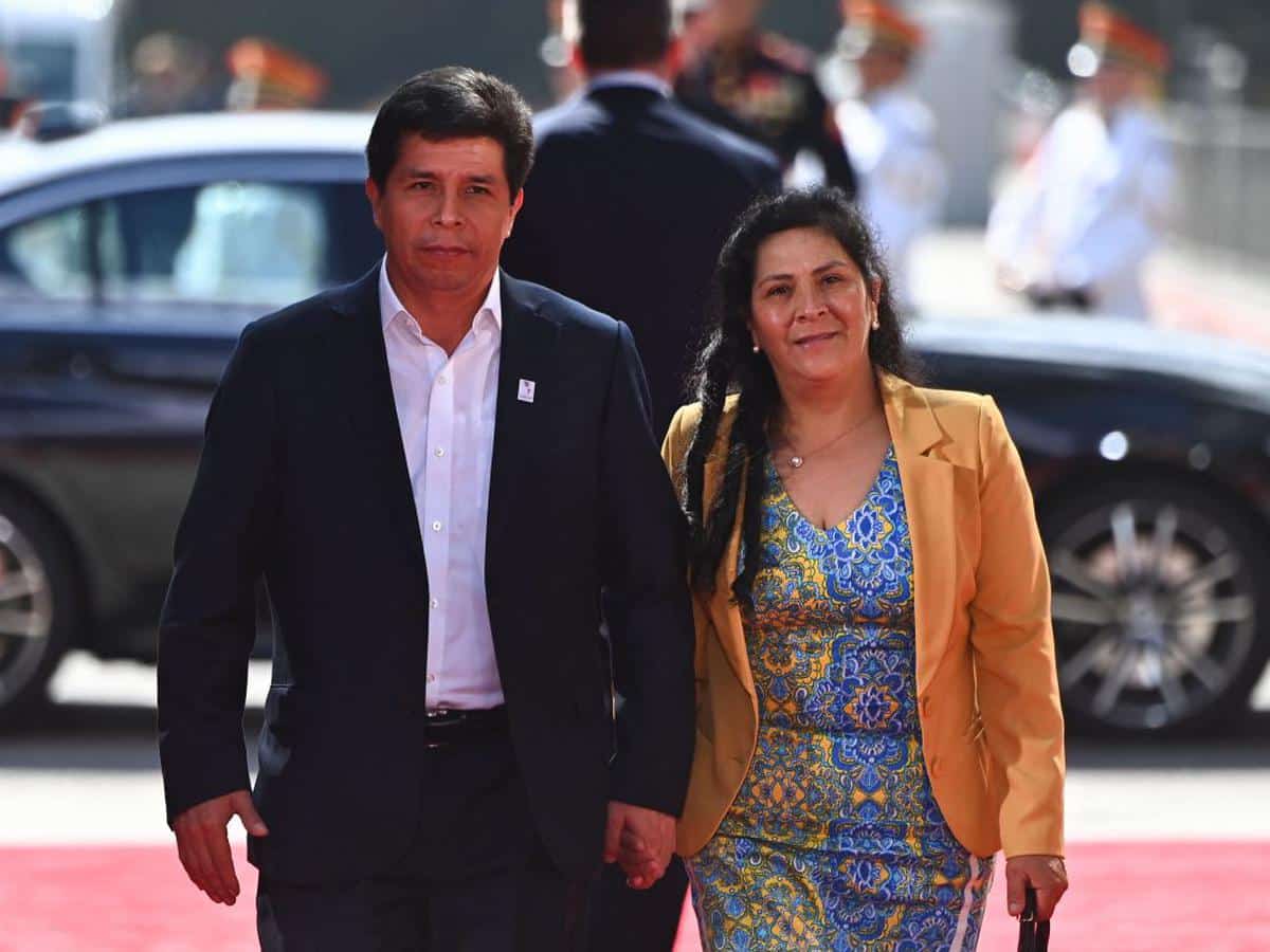 Alerta en Perú por posible fuga de esposa del presidente Pedro Castillo