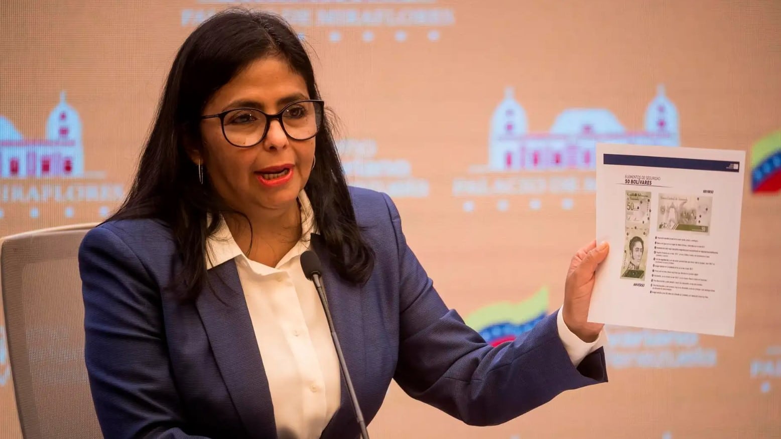 Las nuevas exigencias de Delcy Rodríguez al FMI