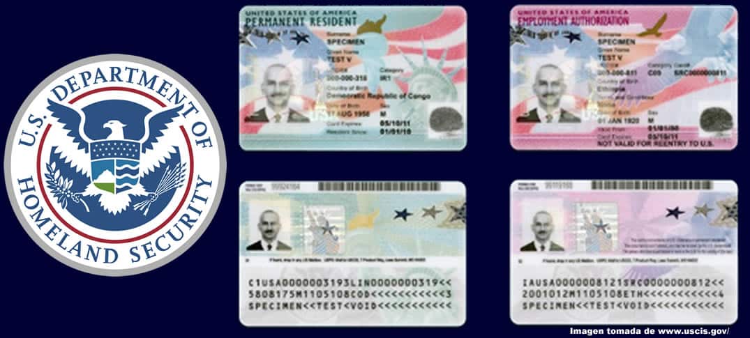 Así son los refuerzos de seguridad de la nueva «green card» presentada por EEUU