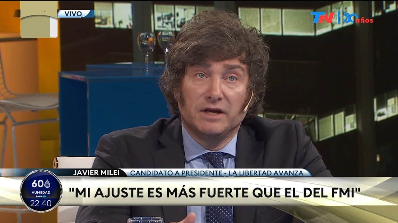 Javier Milei prometió al FMI un ajuste más duro para Argentina si gana la presidencia