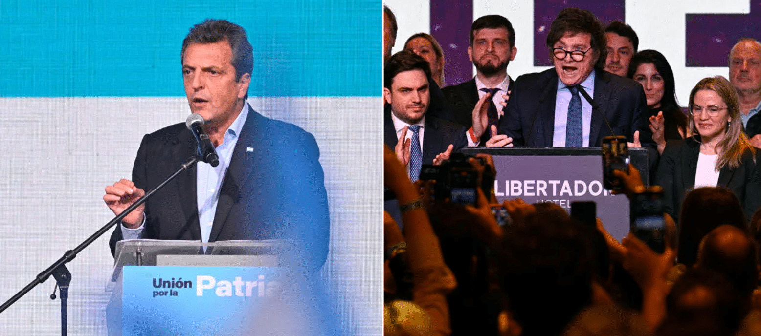 Javier Milei no logra ganar en la primera vuelta de las presidenciales de Argentina
