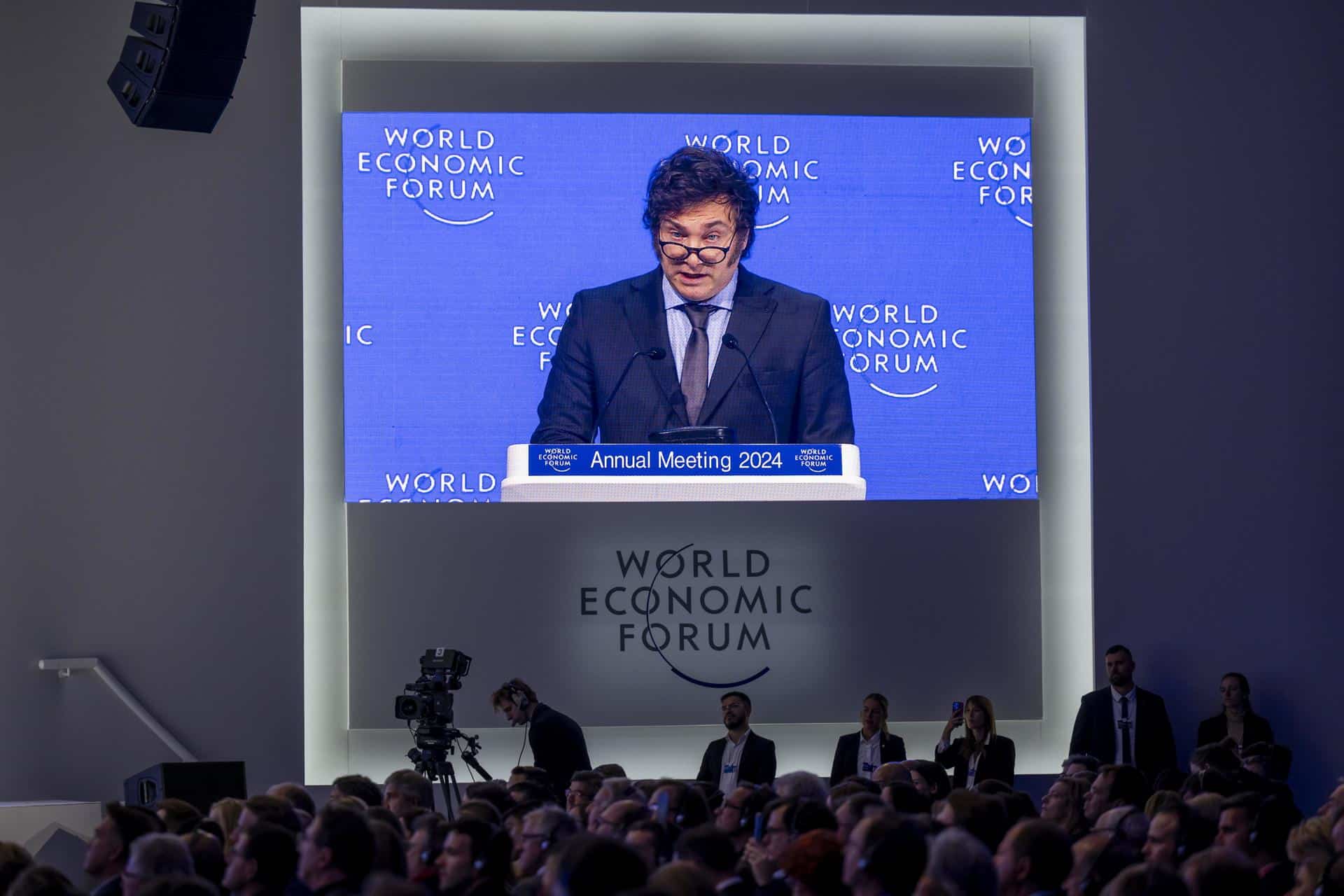 Javier Milei en Davos: Debido al socialismo «occidente está en peligro»